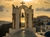 Oia bell tower sunset