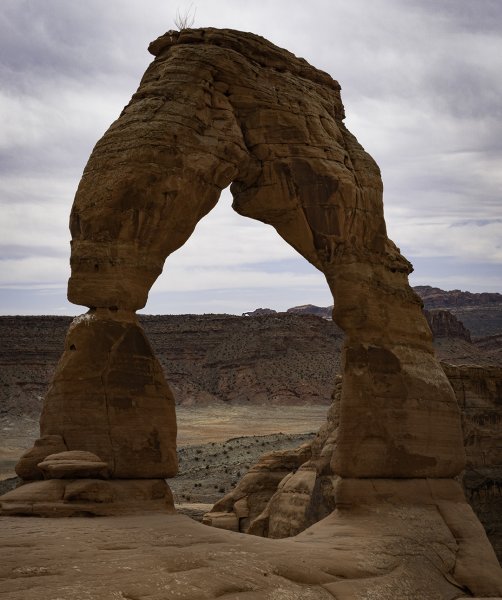 Delicate-Arch--Can you see the Window in the distance