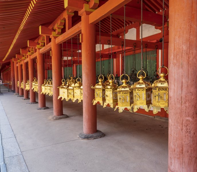 Kasuga Shrine Lanterns Gold