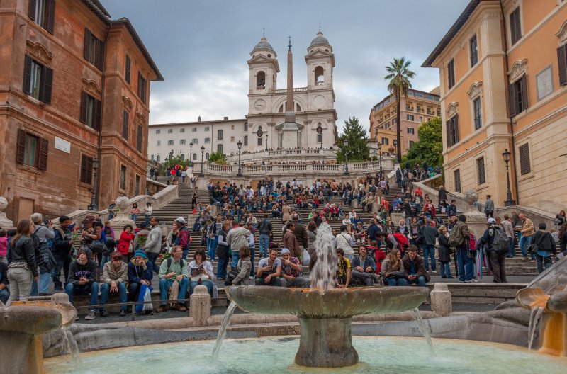 Spanish Steps and Fountain