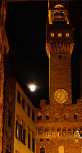 Moon -rise-Florence