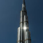 Sun star on the Burj Khalifa